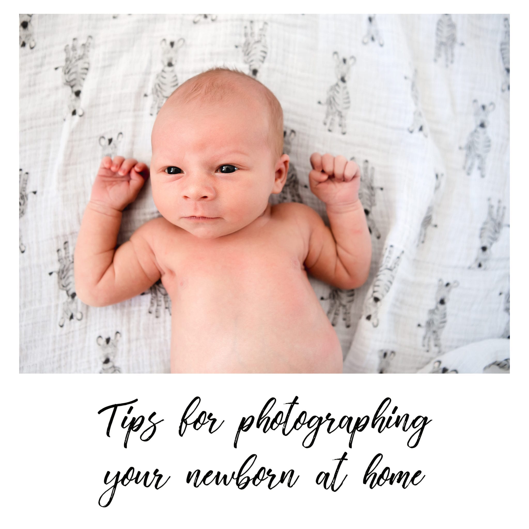Photographing your newborn at home