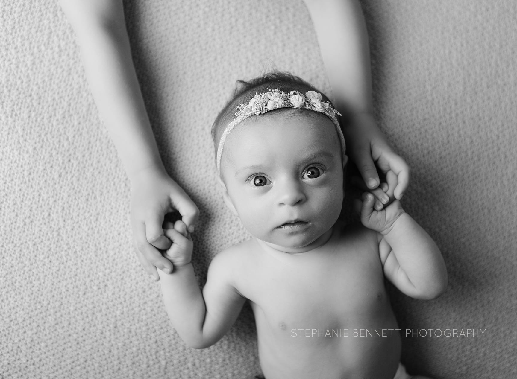 3 month old girl with brother photography northfield