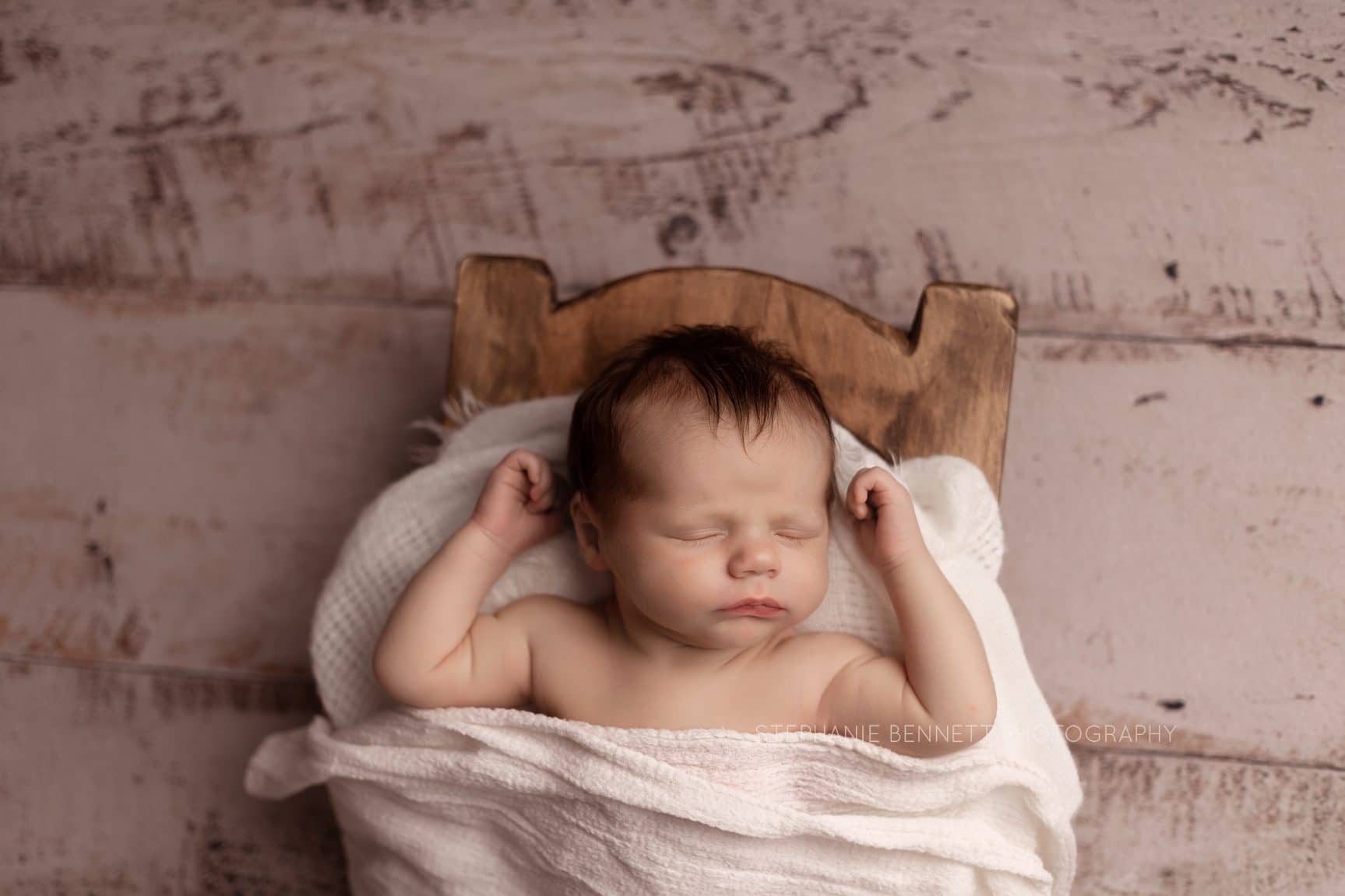 newborn photography session for baby boy