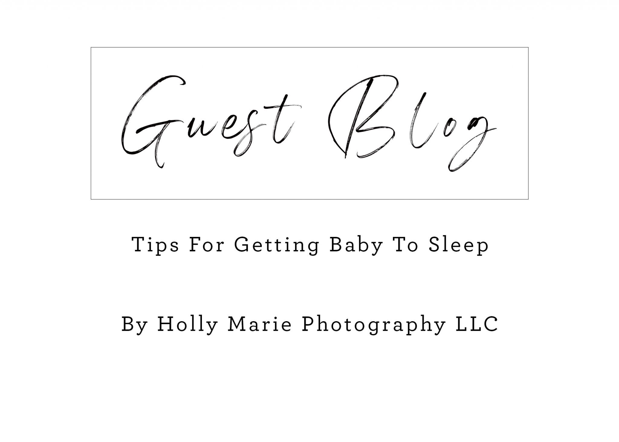 Tips for getting baby to sleep