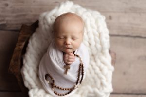 most popular newborn poses with personal items