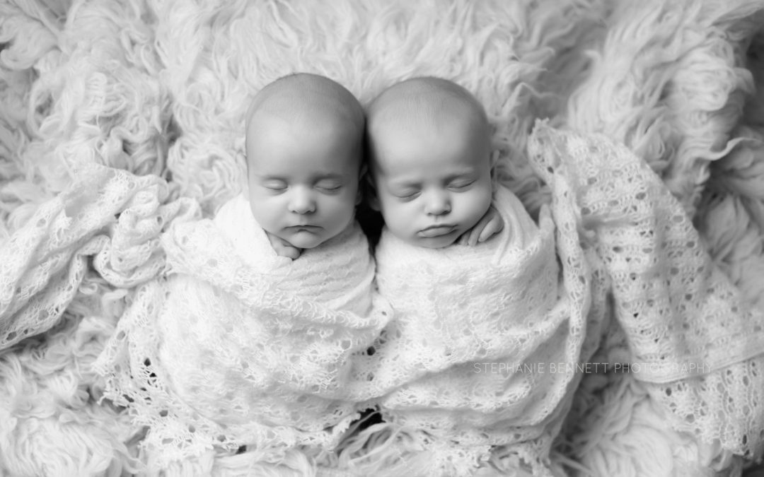 Twin Girl Newborn Photography Session