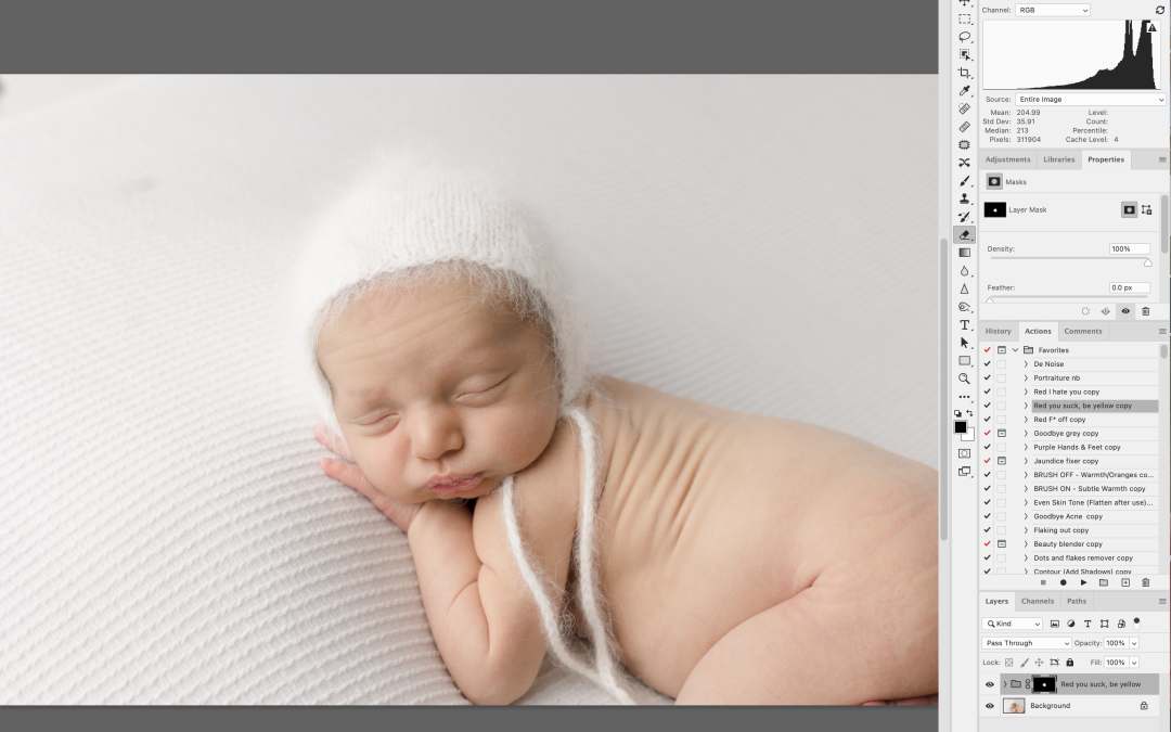 Photoshop and Lightroom for Newborn Photography