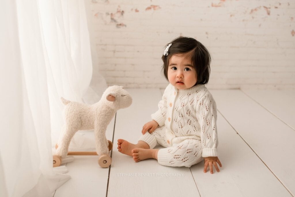 Milestone photography session for child