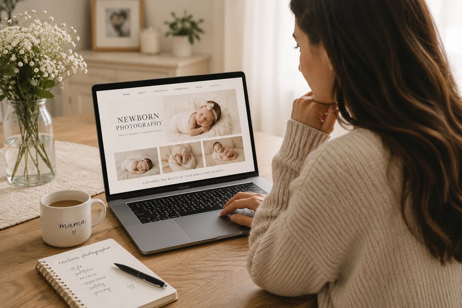 How do I find a newborn photographer